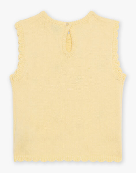Gilet jaune mimosa sans manches FAPLETTE / 23E2PF81PSM114