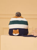 Bonnet rayé renard LIPAUL / 24H4BG73BON001