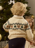 Pull torsadé et jacquard Noël LAVADIM / 24H1BGT1PUL005