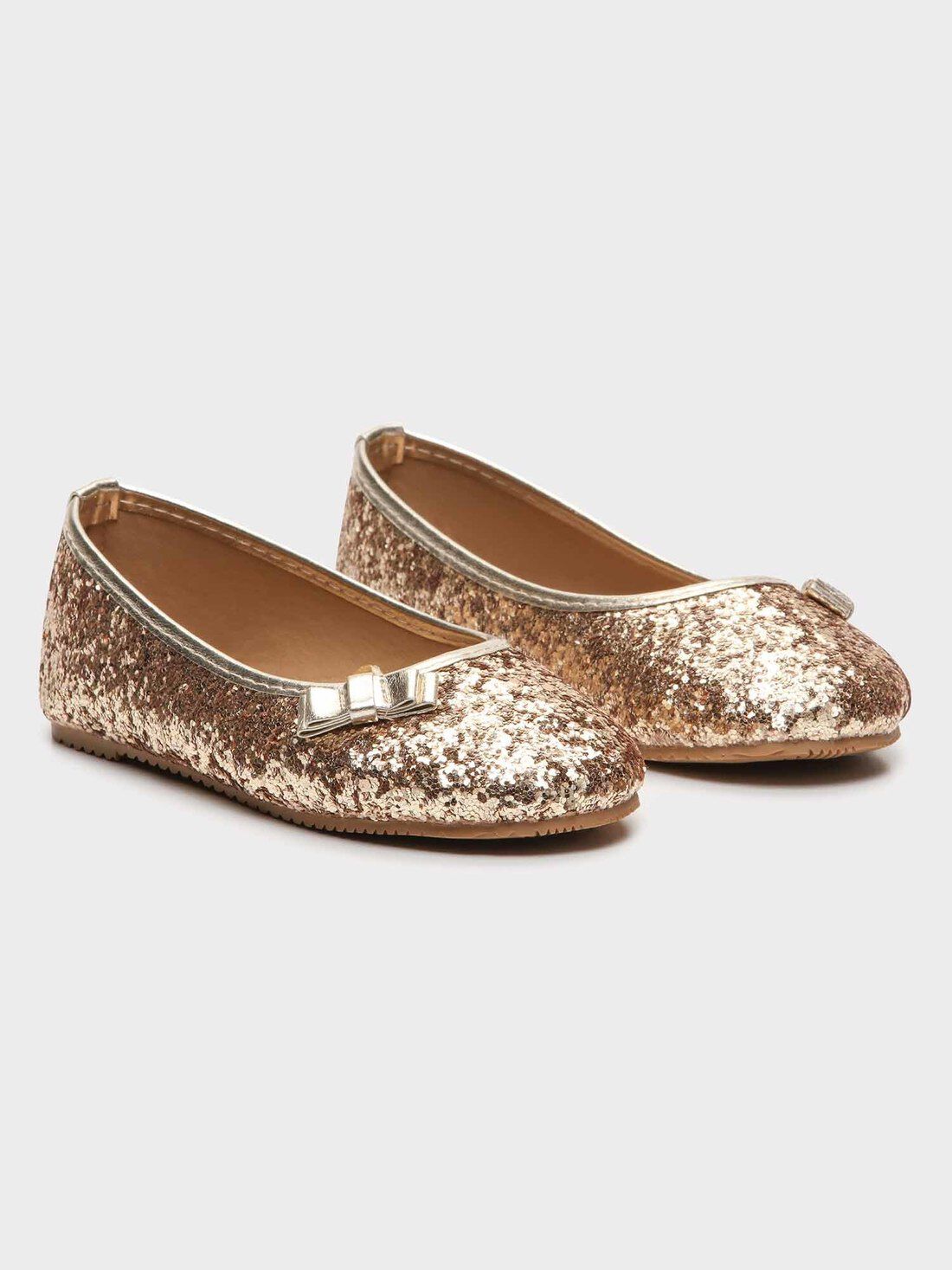ballerine doré bebe fille