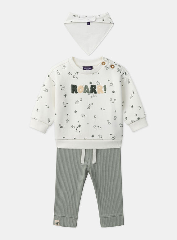 Ensemble sweat, legging et bavoir MAGABRIEL / 25E1BG91ENS001