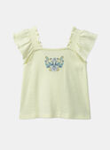 Tee Shirt Jaune KAUGENIE / 24E1BFR1TEE103