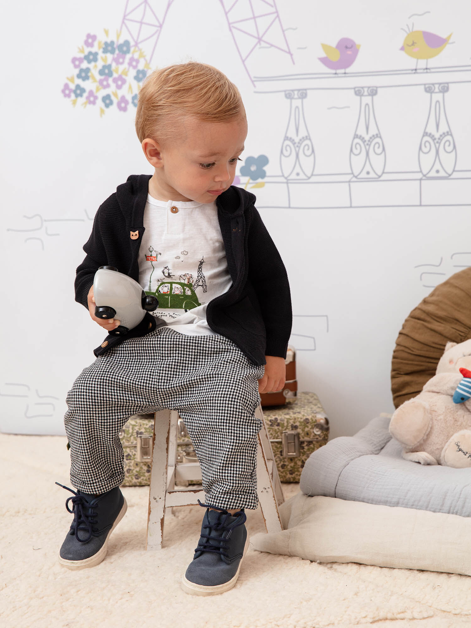 Gilet noir online bebe garcon