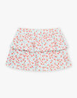 Débardeur et jupe short rouge et bleu en jersey FRUVETTE / 23E2PFU2ENSF507