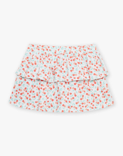 Débardeur et jupe short rouge et bleu en jersey FRUVETTE / 23E2PFU2ENSF507