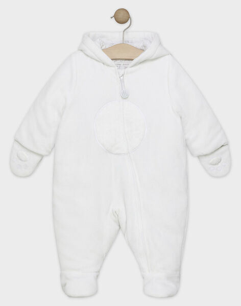 Pilote En Fausse Fourrure Blanche Petit Ours Bebe Mixte