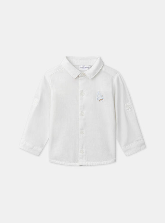 Chemise avec broderie oiseau MAEDMOND / 25E1BGL2CHM632