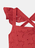 Robe Bain de Soleil Rouge KLAFETTE / 24E2PFN1RBSF503