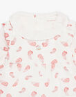 Ensemble body-blouse, legging et chaussettes bébé fille DOLORES / 22H0CFH1ENS307