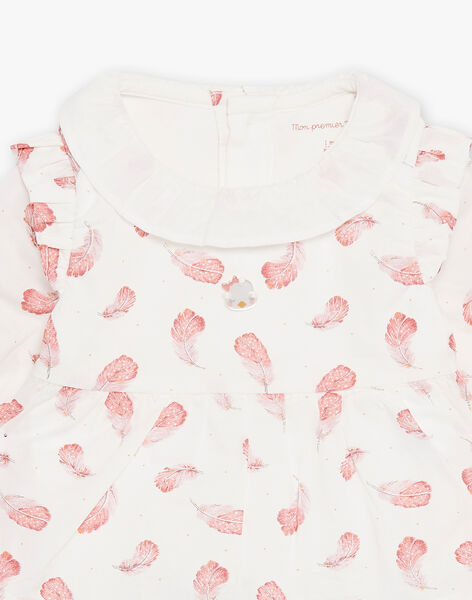 Ensemble body-blouse, legging et chaussettes bébé fille DOLORES / 22H0CFH1ENS307