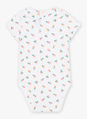Body écru imprimé pêche bébé fille CAPATRICIA / 22E1BFM1BOD001