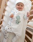 Pyjama et bonnet en velours écru FOUAD_B / 23E0NG71GRE000