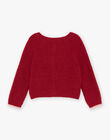 Gilet en tricot rouge DAOLIVIA / 22H1BFX2CARF526