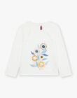 T-shirt écru tournesols FALIONETTE / 23E2PF81TML001