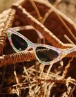 Lunettes de soleil écrues à imprimé fleuri FLELUETTE / 23E4PFS1LUS001