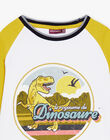T-shirt à motif dinosaure DAFLOCAGE / 22H3PGD1TML001