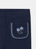 Legging bleu foncé Bébé Fille NAJOSY / 25H1BFQ1LG070