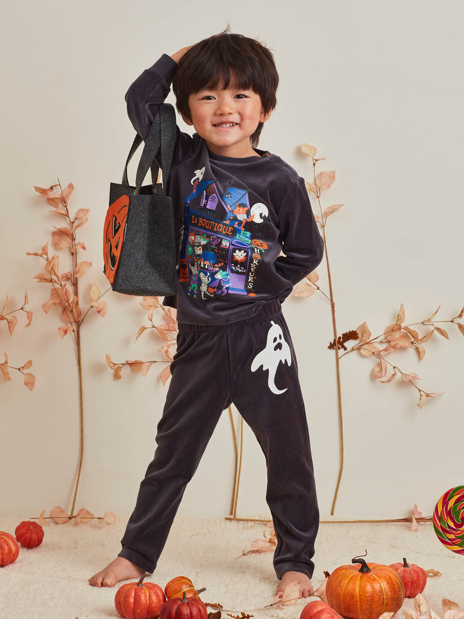 Pyjama store citrouille bebe