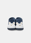 Chausson bleu avec tête d'ours blanc Bébé Garçon NEANTOINE / 25F10BG31CHP070