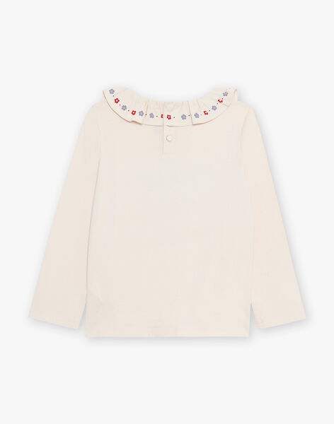 T-shirt beige à manches longues et à motif tête de souris DRITIMETTE / 22H2PFX2TML808