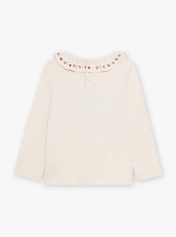 T-shirt beige à manches longues et à motif tête de souris DRITIMETTE / 22H2PFX2TML808