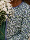 Veste matelassée écrue fleuri FUVETTE / 23E2PFN1VES001