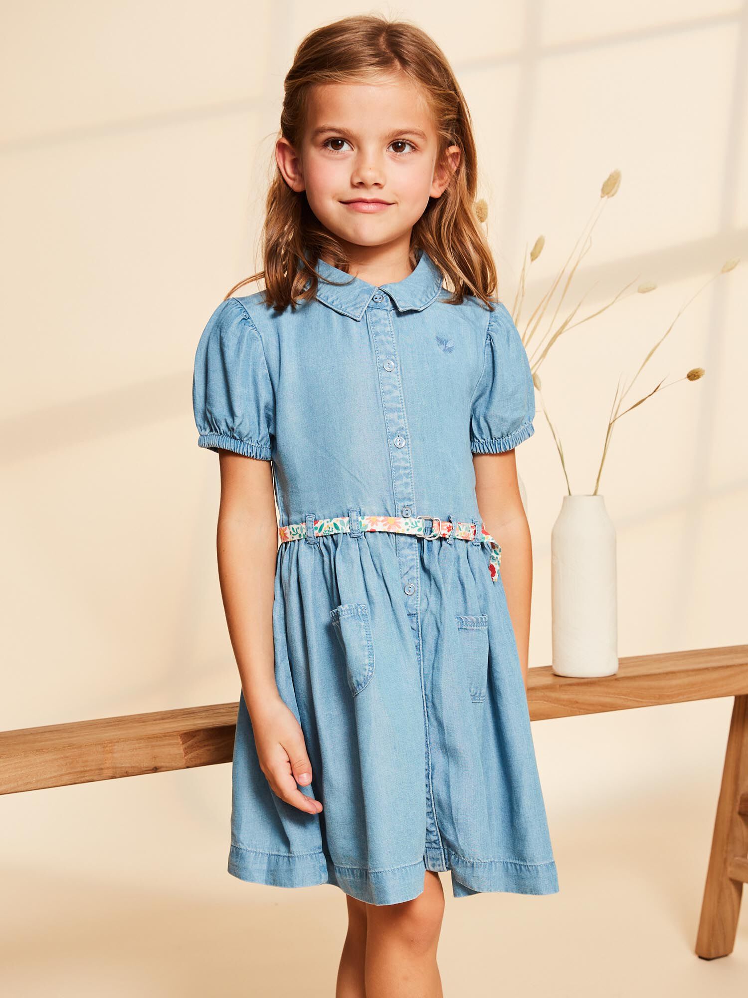 Robe en jean enfant new arrivals
