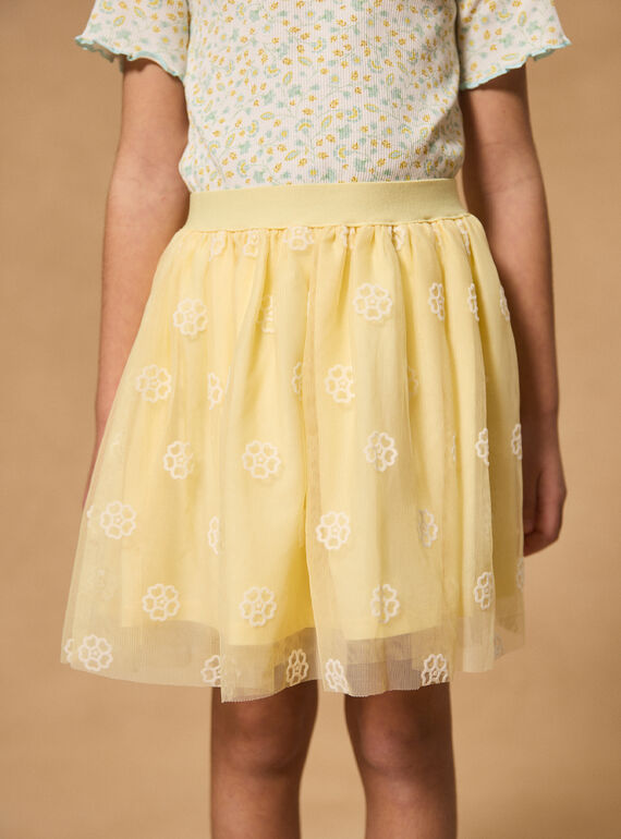 Jupe tutu fleur jaune MIXTUTETTE 1 / 25E2PF52JUPB102