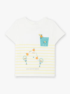 T-shirt rayé et imprimés fantaisie bébé garçon ZAMOMO / 21E1BGO1TMC001