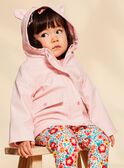 Imperméable rose ciré à capuche 3 en 1 FIMARION / 23E1BF51IMP318