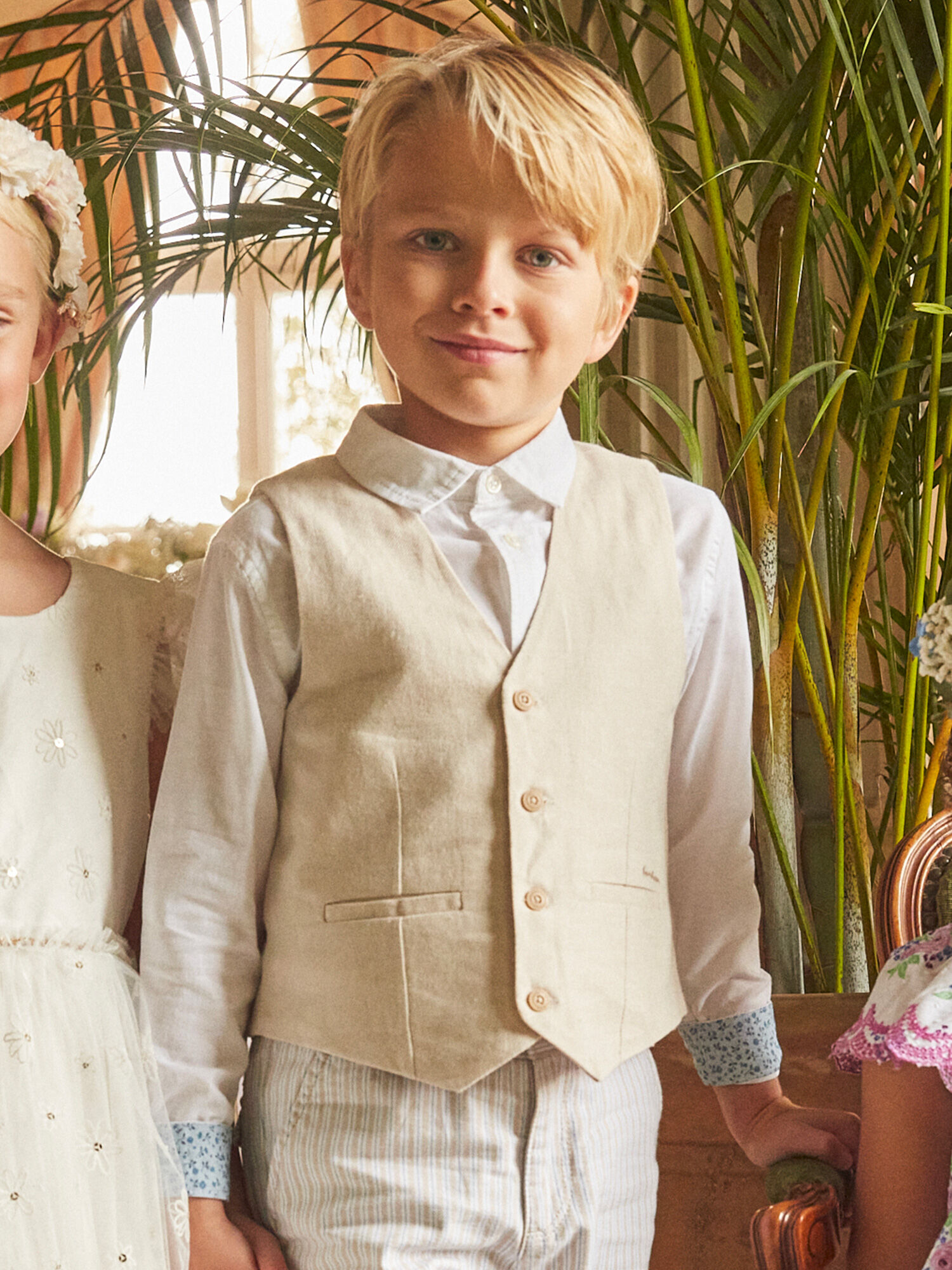 Chemise blanche elegante Garcon Sergent Major