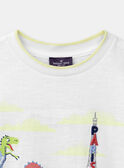 Tee Shirt Manches Courtes Blanc KLAPLOCAGE / 24E3PGN3TMC000