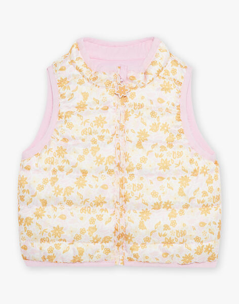 Doudoune rose sans manche réversible FIMAUD / 23E1BF51D3E030