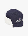 Bonnet en twill à motif animal au ski bleu marine DESURFAGE / 22H4PGN1BON703