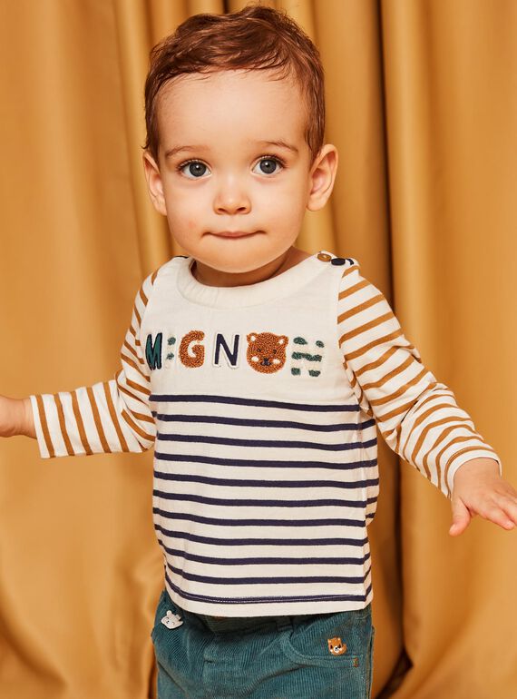 T-shirt marinière à manches longues DANIGEL / 22H1BGU2TML070