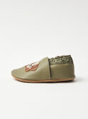 Chausson Cuir Beige NAFLAVIAN / 25F10BG31CHC811