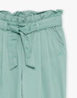 Pantalon paperbag kaki FRIVOETTE 2 / 23E2PFJ1PAN604