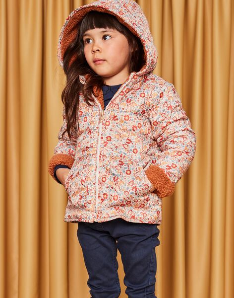 Veste réversible à capuche marron DRIPOETTE 2 / 22H2PFV1CAP821