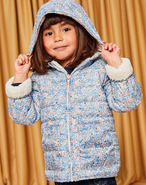 Veste réversible à capuche bleu DRIPOETTE 3 / 22H2PFV2CAP009