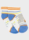 Chaussettes basses blanc RASWAN / 19E4BGM1SOB001