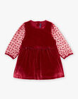 Robe en velours à manches longues DAVERA / 22H1BF61ROBF526