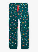 Ensemble pyjama bleu motif pirate enfant garçon CAPIRAGE / 22E5PG45PYJC215