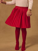 Jupe plissé rouge Fille NIXAMETTE 2 / 25H2PFH3JUPF510