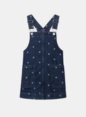 Robe salopette à fleurs MESUBLETTE / 25E2PF81CHSK005