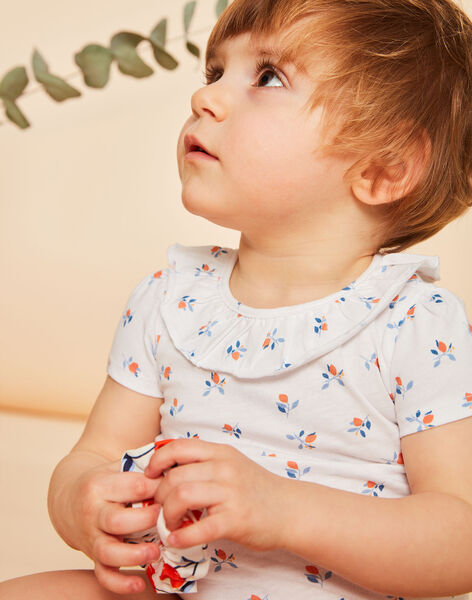 Body écru à imprimé fleuri FAZAZA / 23E1BFR1BOD001