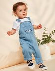 Salopette longue en jean bleu FAKOBE / 23E1BGC1SALP269
