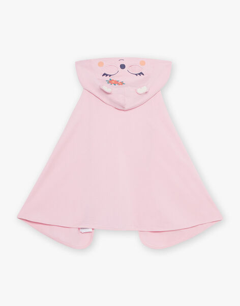 Pyjama deux pièces rose pâle en coton avec cape tête de koala FLOPOETTE 2 / 23E5PF42PYT030