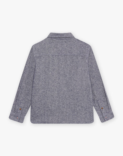 Chemise bleue manches longues DEMINAGE / 22H3PGF1CHMP267