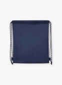 Sac à dos bleu et blanc à rayures FRYSACAGE / 23E4PGL1BES070