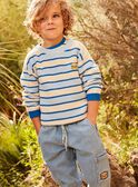 Jean cargo en denim bleu FACOLAGE / 23E3PG81JEAP272